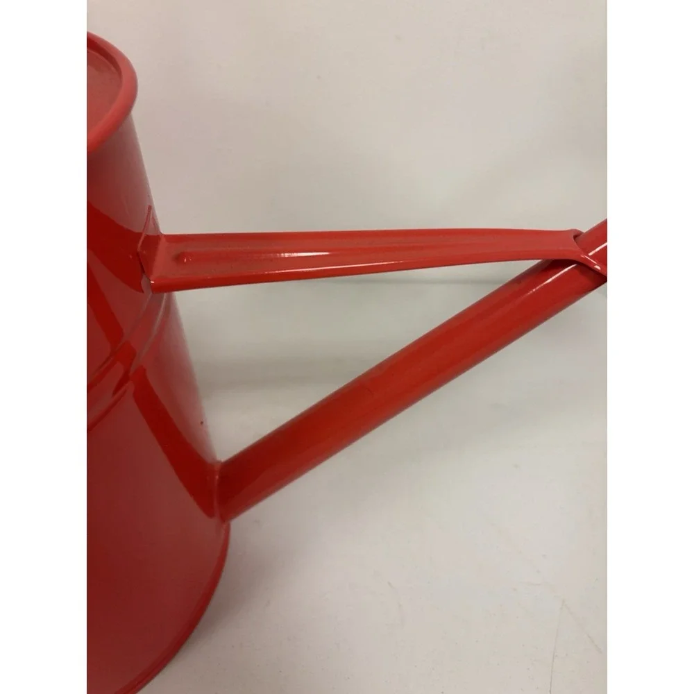 Crate & Barrel Standard Garden Metal Watering Can Paprika 1 Gallon
